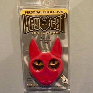 Key Cat Safety Defense Keychain